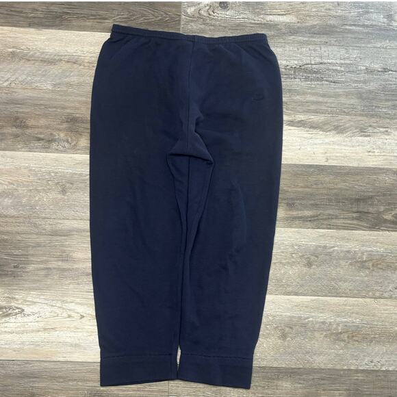 Vintage Nike Blue Mens L Swoosh Spell Out Athleisure USA Made Jogger Sweatpants - Picture 2 of 12